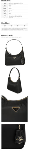 PRADA 三角ロゴリエディション2005ミニショルダーバッグブラック1N204P R064 F0632 159721658 [P]