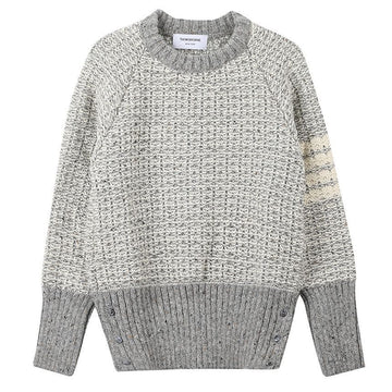 THOM BROWNE クルーネック ステッチ スリーブ セーター 78902154 [P]