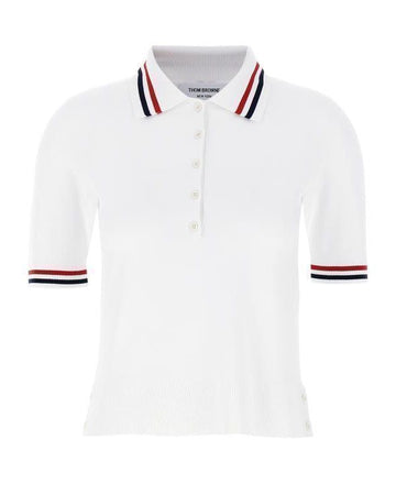 THOM BROWNE ジャージー スティッチ 半袖 ポロシャツ 156801184 [P]
