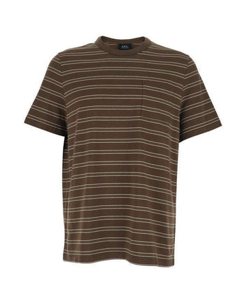 APC Pocket Logo Stripe Short Sleeve T-Shirt 156800271 [P]