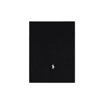 POLO RALPH LAUREN コットンマフラー ブラック 159722135 [P]