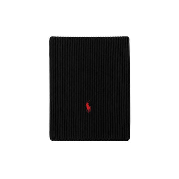 POLO RALPH LAUREN クラシックリブマフラー ブラック 710981757 005 159722173 [P]