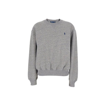 POLO RALPH LAUREN Klassischer Sweatshirt mit Pony-Stickerei Grau 211971697 004 159722181 [P]