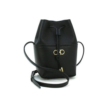 Salvatore Ferragamo 26FW Gancini Mini Shoulder & Crossbody Bag Black 22-0382 0755117 159723735 [P]