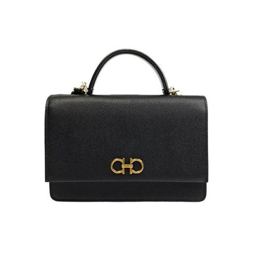 SALVATORE FERRAGAMO Top Handle Mini Shoulder Bag Schwarz 22-D866 0726522 159723742 [P]
