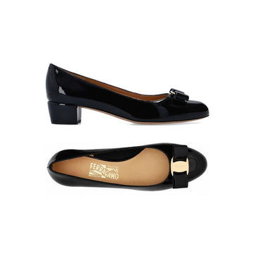 SALVATORE FERRAGAMO Lackpumps schwarz 159723902 [P]