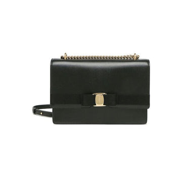 Salvatore Ferragamo 26FW VARA Bow Medium Shoulder & Crossbody Bag Black 21-I284 0733460 159723911 [P]