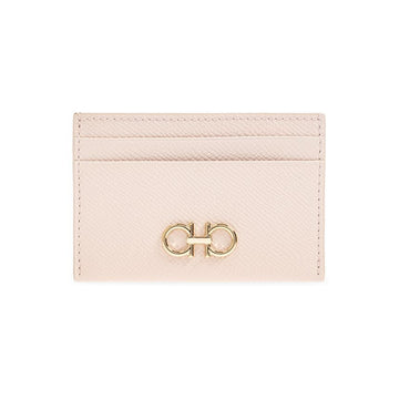 SALVATORE FERRAGAMO Doppelter Gancho Card Wallet in Ballet Pink 22-0007 0787034 159723932 [P]