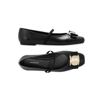 SALVATORE FERRAGAMO Ballerinaschuh schwarz 0768868 159723950 [P]