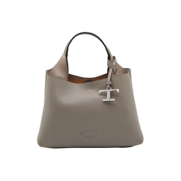 Tods Timeless Logo Micro Tote & Shoulder Bag Grey 9O15 159724423 [P]