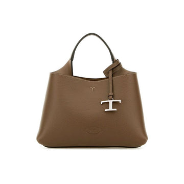Tods 26FW Timeless Logo Micro Tote & Shoulder Bag Brown XBWAPAEL000 QRI 4L64 159724431 [P]