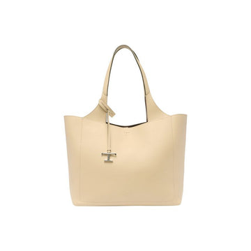 Tods Medium Shopper Bag in Light Beige 159724450 [P]