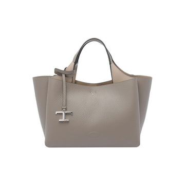 Tods Time-less Logo Mini Tote & Shoulder Bag Khaki Gray 9O15 159724449 [P]
