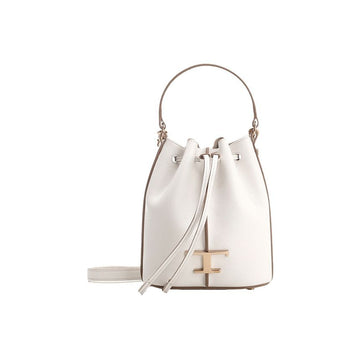 TODS 26FW Timeless Logo Bucket Bag Ivory B015 159724456 [P]