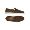 Tods Pebble Tab Suede Loafers Brown 159724478 [P]