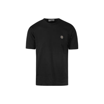 STONE ISLAND T-Shirt mit Logo-Patch in Schwarz 159724527 [P]