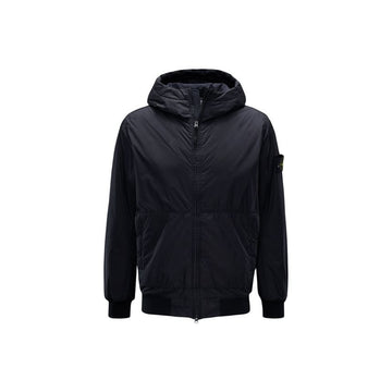 Stone Island Garment Dyed Crinkle Reps Hooded Jacket Navy 159724528 [P]