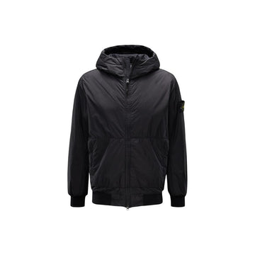 STONE ISLAND Hoodie mit Garment-Dyeing und Aufnäher in Schwarz L2S15 4100110 S0A23 V0029 159724529 [P]