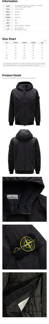 Stone Island Garment Dyed Crinkle Labs Hooded Jacket 159724529 [P]