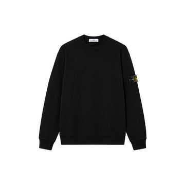 STONE ISLAND Wappen-Patch Baumwoll Sweatshirt Schwarz L2S15 6100060 S0051 V0029 159724535 [P]