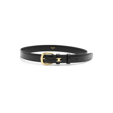CELINE Triope Vivienne Mittel 25MM Gürtel Schwarz 45BNN3A01 38NO 159724543 [P]