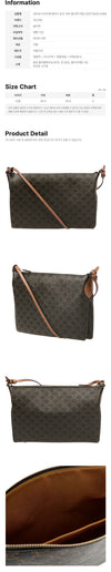 CELINE キャンバスデュオジッパーショルダーバッグ 159724546 [P]