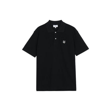Maison Kitsune Fox Head Comfort Polo Black PM00210KP0001-P199 155433569 [P]