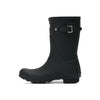 HUNTER Damen Original Kurz Regenstiefel Schwarz WFS1000RMA-BLK 152738880 [P]