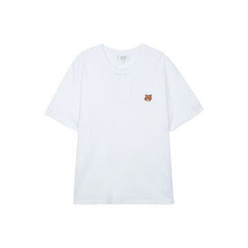 MAISON KITSUNE 男子フォックスヘッドレギュラーティーシャツホワイト PM00107KJ7026-P100 154050586 [P]