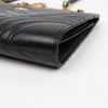 Gucci Medium Leather GG Marmont Chain Shoulder Bag Black 159123229 [P]