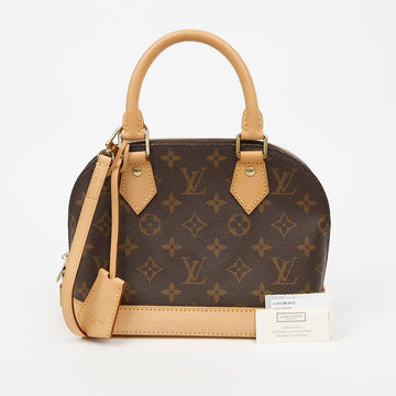 LOUIS VUITTON Alma BB Monogram Canvas Schultertasche 159123316 [P]