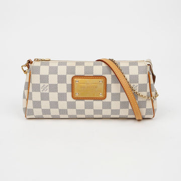 LOUIS VUITTON Damen Damier Azur Canvas Eva Clutch Schulter Kreuzbody Tasche 159471939 [P]