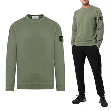 Stone Island Crewneck Sweatshirt with Logo Patch 159728845 [P]