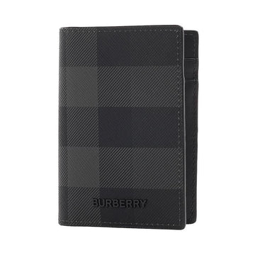 Burberry Men's Check Folding Card Wallet 159728965 [P]