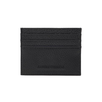 EMPORIO ARMANI Herren Tumble Leder Kartenetui 159728967 [P]