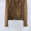 PRADA Suede Bikerjacke Braun 50 159729139 [P]