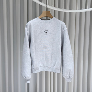 Celine Logo Cotton Sweatshirt Gray 159732695 [P]