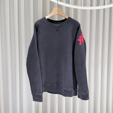 CHROME HEARTS Papierjam Roter Lederpatch Sweatshirt (A-Grad/XL) 159732737 [P]