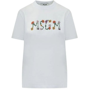 MSGM Blumenlogo T-Shirt 26SS 158102565 [P]