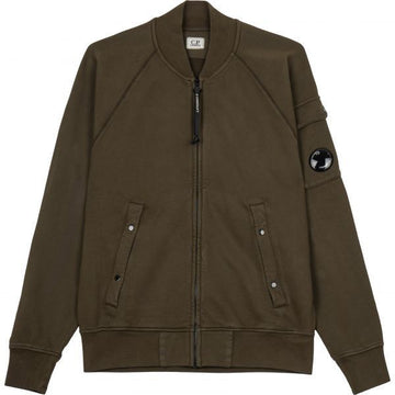 CP COMPANY コットンダイアゴナルフリースフルジップスウェットシャツ (18CMSS048A 110044G 683) 151784388 [P]