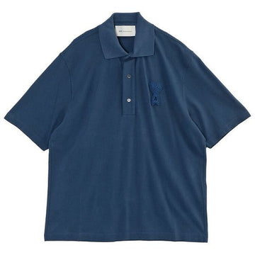 AMI Polo mit Patch aus Baumwollstrick 26SS (UPL428 JE0221 A021) 158103041 [P]