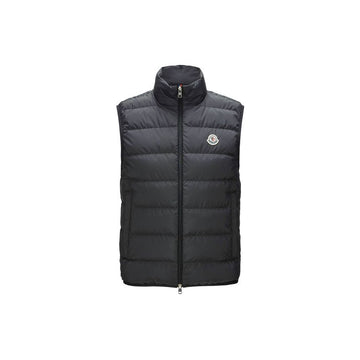 MONCLER CONTRIN ロゴパッチ ダウンベスト ネイビー 1A001 10 54A81 778 159745269 [P]