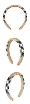 BURBERRY Vintage-Check-Haarband für Kinder (Beige) 8108699 B9368 158641472 [P]