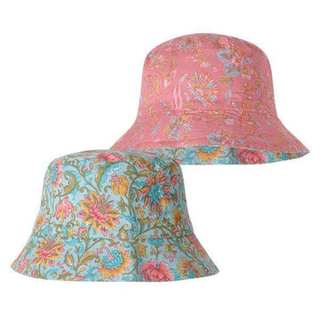 Louise Misha Floral Reversible Beach Bucket Hat 146392336 [P]