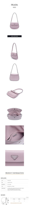 PRADA Cleo gebürstete Schultertasche 1BD311-ZO6-F02UE 65322702 [P]