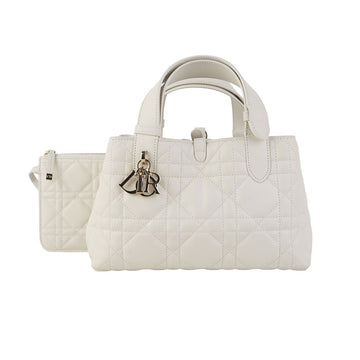 DIOR M2822OSNW Macro Cannage Tote Bag Small (37688) 159749061 [P]