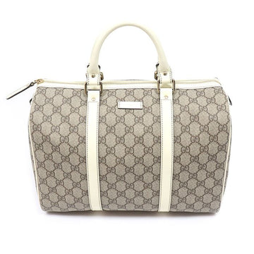 GUCCI PVC GG Logo weiße lackierte Joy Medium Boston Tote 159749796 [P]