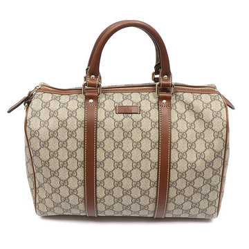 Gucci Medium Boston Tote Bag Brown Leather GG Logo 193603 159749826 [P]