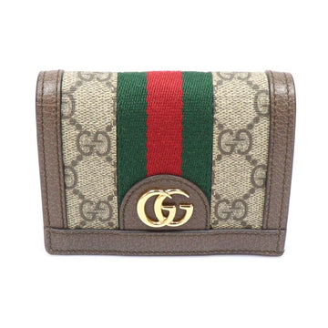 Gucci Ophidia GG Supreme Canvas Card Case Wallet 523155 159749940 [P]