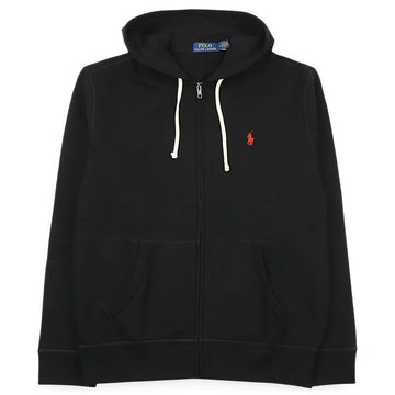 POLO RALPH LAUREN 男性用ポニー刺繍フードジップジャケット（ブラック） 710813297 001 159071413 [P]